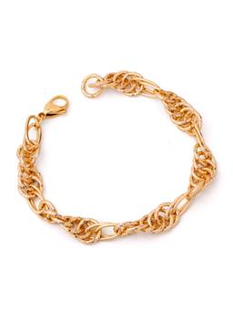Veli Jewels - Women Gold Statement 18K Gold Plated Bracelet