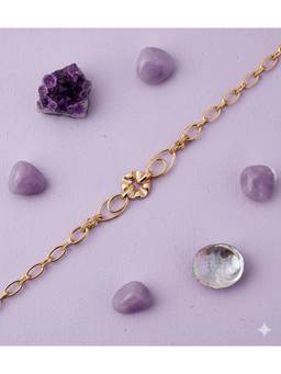 Veli Jewels - Women Gold Statement 18K Gold Plated Bracelet