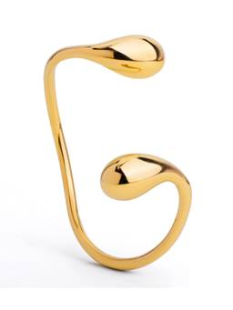 Veli Jewels - Women Gold Statement 18K Gold Plated Cuff