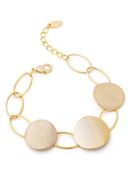 Veli Jewels - Women Gold Statement 18K Gold Plated Bracelet