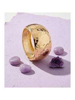 Veli Jewels - Women Gold Statement 18K Gold Plated Bracelet
