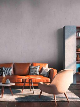 Excel - Wallpaper Concrete Cement Grey Textured Finish