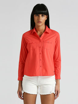 Pepe Jeans - Cults Solid Shirt With Patch Pocket Details