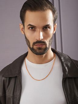 Aatmana - Men Brass Gold-Plated Chain