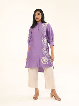 ORIGANI - Peony Passion Suit Kurta with Pant (Set of 2)