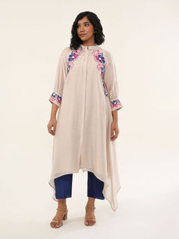 ORIGANI - Tulip Twist Suit Kurta with Pant (Set of 2)