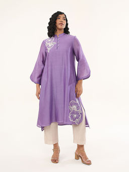 ORIGANI - Orchid Oasis Suit Kurta with Pant (Set of 2)