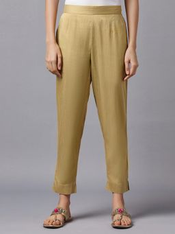 Aurelia - Gold Solid Pant