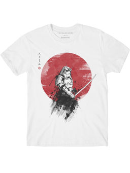 THREADCURRY - Swordsman Trooper Boys Graphic Printed T-Shirt - White