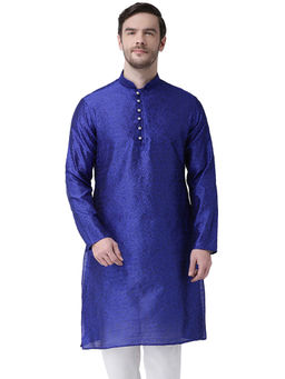 SG LEMAN - Royal Blue Kurta for Men