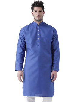 SG LEMAN - Royal Blue Kurta for Men