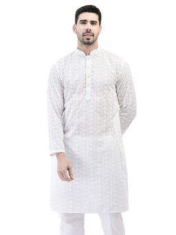 SG LEMAN - White Kurta for Men