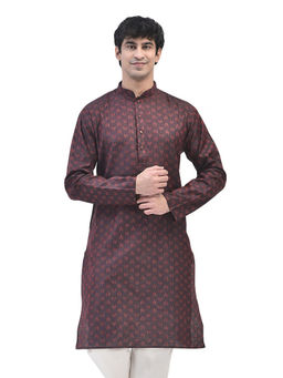 SG LEMAN - Purple Kurta for Men
