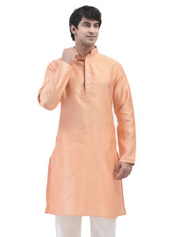 SG LEMAN - Peach Kurta for Men