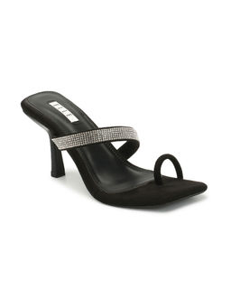 ELLE - Womens Black Party Wear Heels