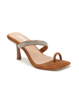 ELLE - Womens Brown Party Wear Heels
