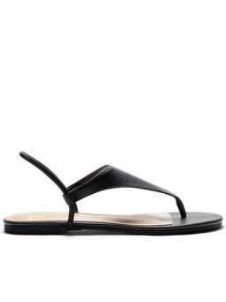 IRUSSH - Black Vamp Thong Sandals