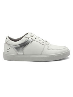 SOLETHREADS - Poise White Solid Women Sneakers