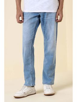 Allen Solly - Men Light Blue Light Wash Jeans
