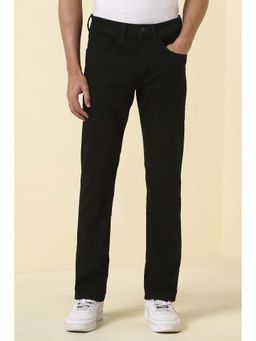Allen Solly - Men Black Dark Wash Jeans
