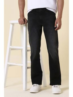 Allen Solly - Men Black Dark Wash Jeans