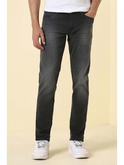 Allen Solly - Men Grey Dark Wash Jeans