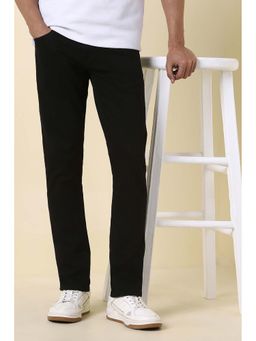 Allen Solly - Men Black Dark Wash Jeans