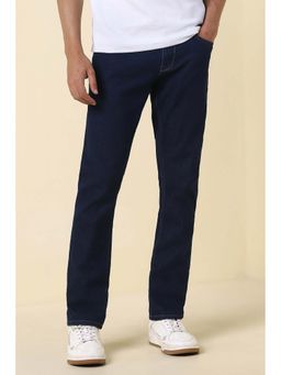 Allen Solly - Men Navy Mid Wash Jeans