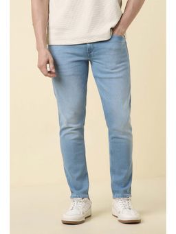 Allen Solly - Men Light Blue Light Wash Jeans
