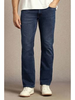 Louis Philippe - Men Navy Light Slim Fit Jeans