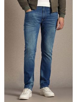 Louis Philippe - Men Blue Mid Slim Fit Jeans