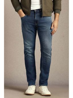 Louis Philippe - Men Navy Mid Slim Fit Jeans