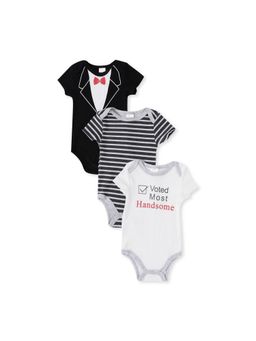 Giggles & Wiggles - Boss Baby Multicolor Onesies (Pack of 3)