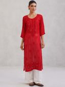 Red color option, Sold out, Currently selected