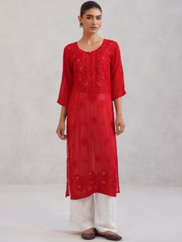 Colorkosh - Chikankari Embroidered Stylish Kurta