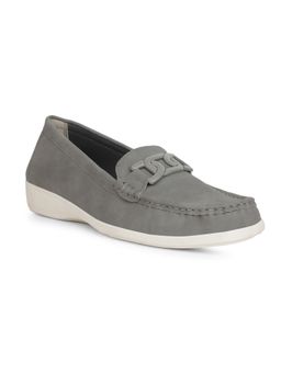 Bata - Grey Women's Casual Loafers