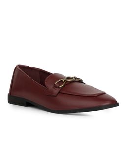 Bata - Maroon Casual Loafers for Women