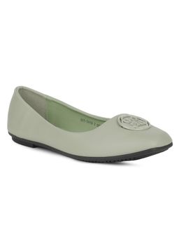 Bata - Green Casual Ballerina for Women