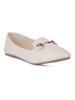 Bata - Beige Women's Casual Ballerina