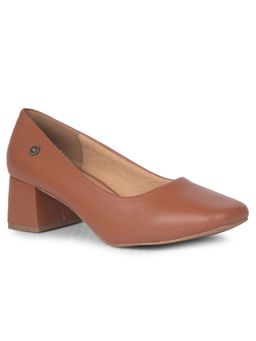 Bata - Tan Women's Classic Pump Heels