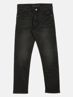 CRIMSOUNE CLUB - Boys Black Solid Denim