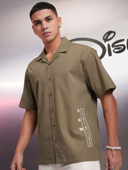 HIGHLANDER - Men's Mickey Printed Relaxed Casual Shirt