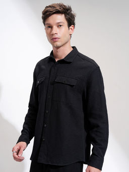 HIGHLANDER - Black Relaxed Fit Shirt