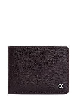 Eske - Samuel Two Fold Wallet For Men,7 Card Holders, Brown Saffiano