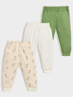 Mi Arcus - Solid Knitted Thermal Lower/Pyjama Pack of 3