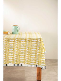 Freedom Tree - Arka Cotton Cambric Yellow Big Table Cover