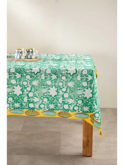 Freedom Tree - Sativa Cotton Cambric Green Big Table Cover