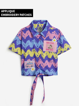 The Souled Store - Girls Official Peanuts Carefree Cotton Shirt