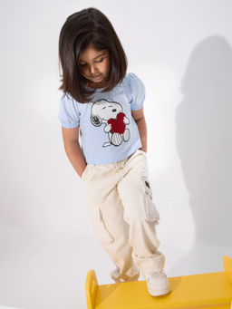 The Souled Store - Girls Official Peanuts Hugs and Kisses Top