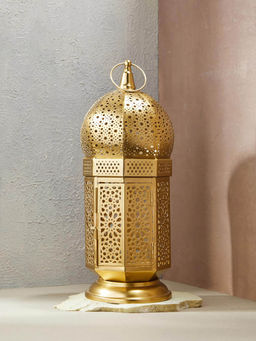Fabindia - Golden Manjul Metal Table Lantern